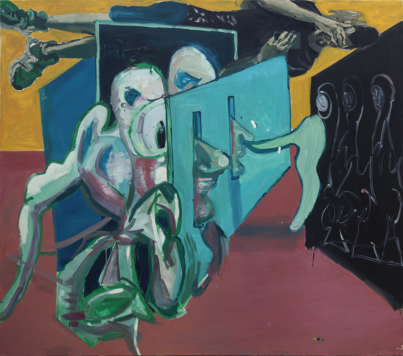 Untitled, 2022, Oil on canvas, 150x170cm